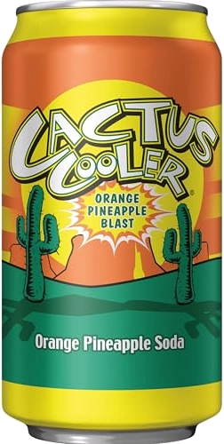 Cactus Cooler Orange Pineapple Soda, 12 fl oz can